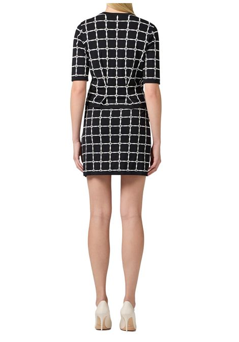 Gonna Elisabetta Franchi donna GK10B51E2 685 nero avorio doppiopetto ELISABETTA FRANCHI | Gonne | GK10B51E2685